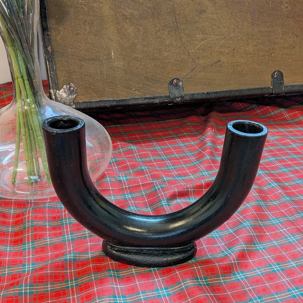 Ceramic Double Candle Holder